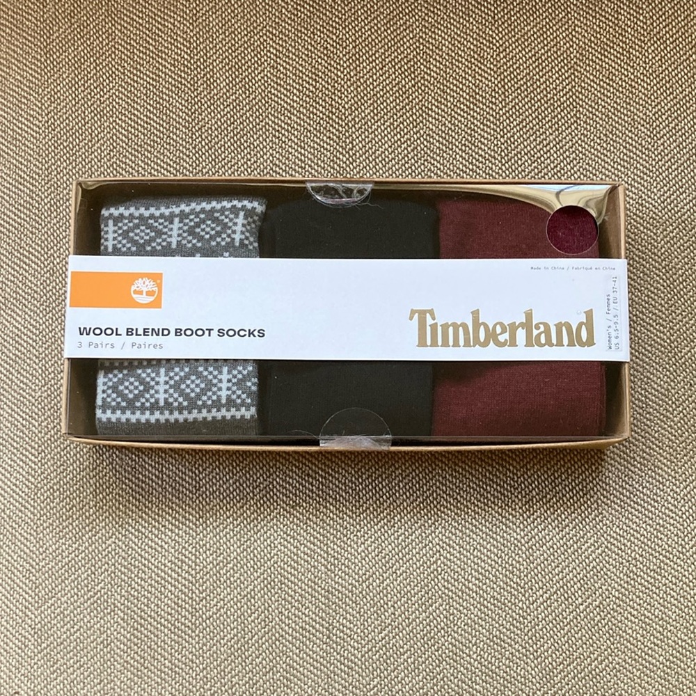 Timberland Black and Gray Casual Socks for Boots